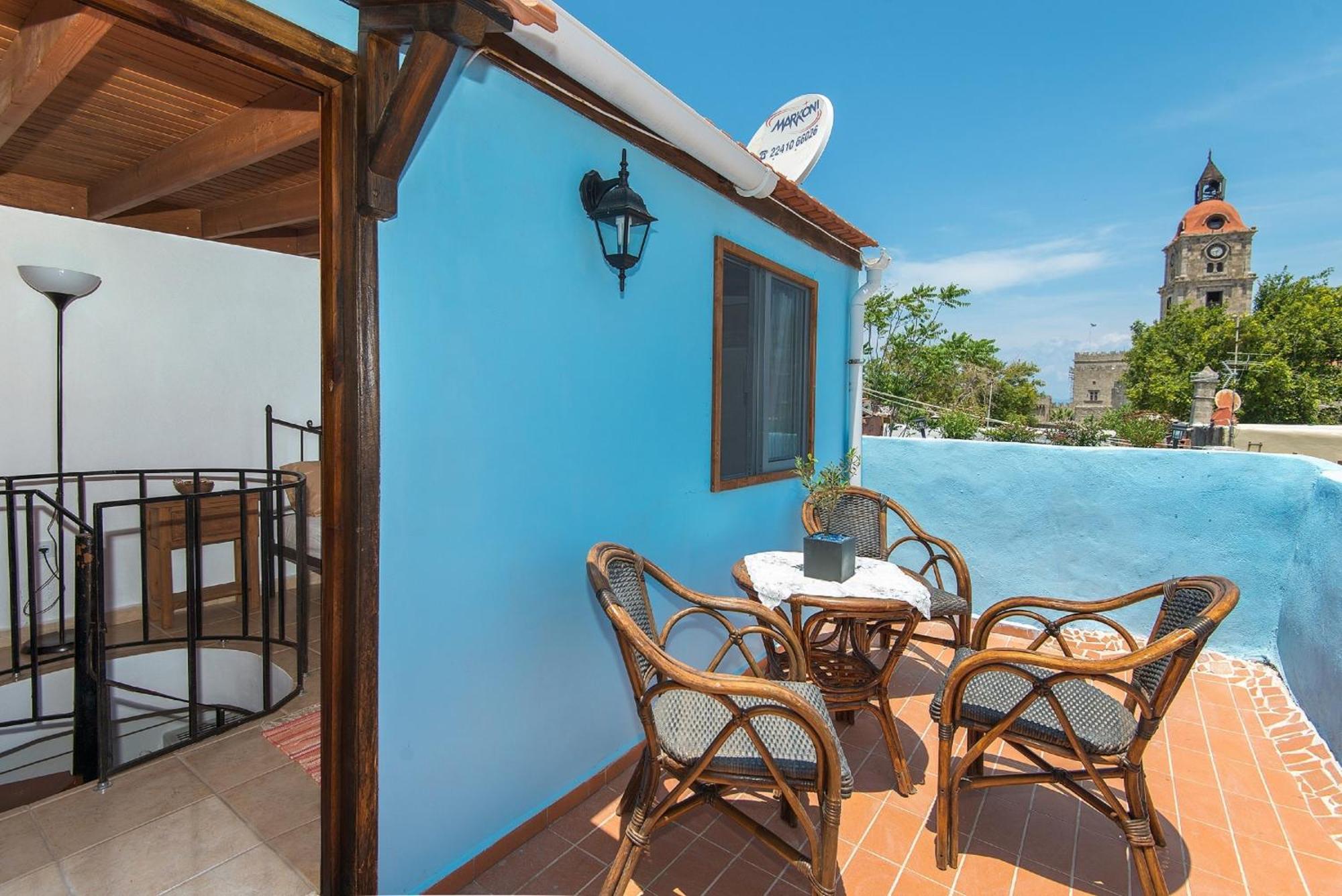 Old Town Roloi House Villa Rhodes City Dış mekan fotoğraf