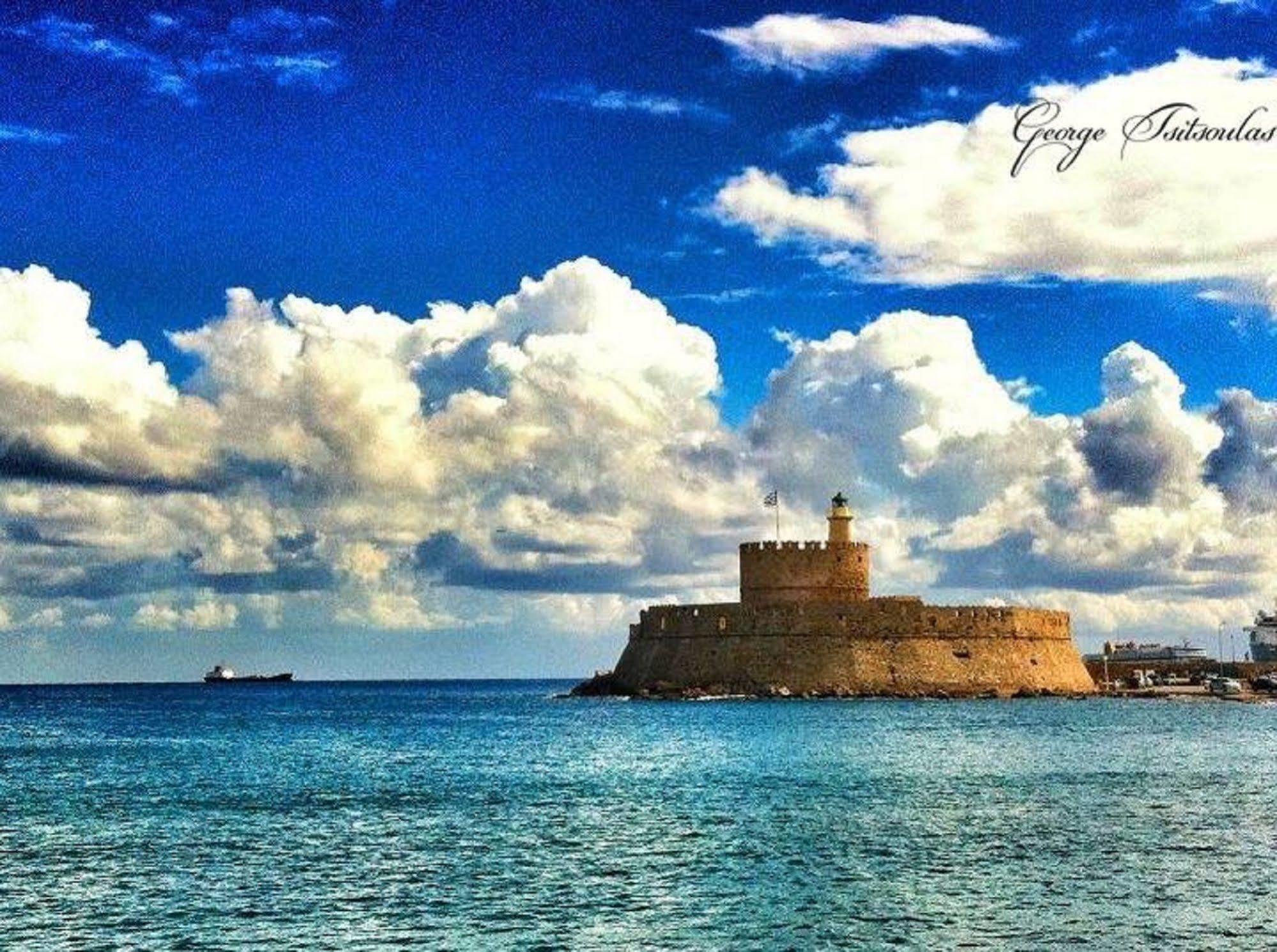 Old Town Roloi House Villa Rhodes City Dış mekan fotoğraf
