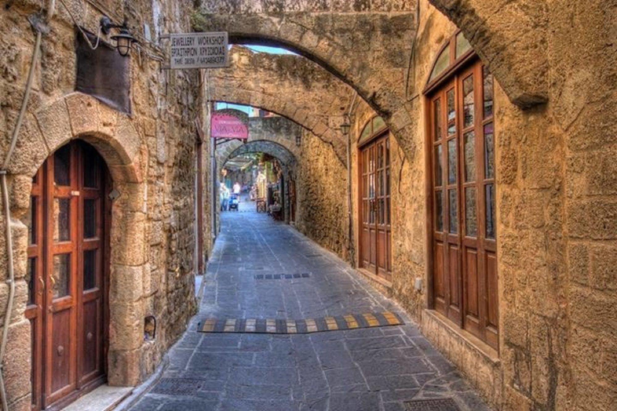 Old Town Roloi House Villa Rhodes City Dış mekan fotoğraf